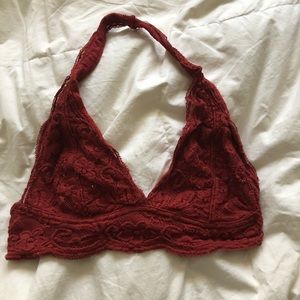Red urban outfitters bralette